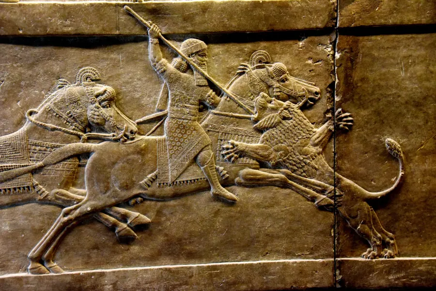 Assurbanipal Lion Hunt Reliefs — British Museum